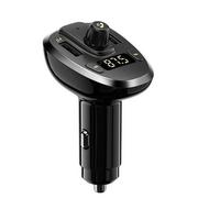 Ładowarki samochodowe - Remax Kimbay transmiter FM ładowarka samochodowa 2x USB 3A czarny (RCC109 black) RCC109 black - miniaturka - grafika 1