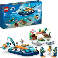 Klocki - Lego CITY Łódź do nurkowania badacza 60377 - miniaturka - grafika 1