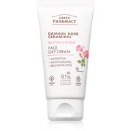 Kremy do twarzy - Green Pharmacy Damask Rose & Ceramides Face Cream krem intensywnie odżywiający do twarzy na dzień 50 ml - miniaturka - grafika 1