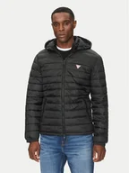 Kurtki męskie - Guess Jeans Kurtka puchowa M5RL99 WHAB2 Czarny Regular Fit - miniaturka - grafika 1