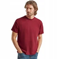 Koszulki męskie - T-shirt Koszulka Męska Bawełna 100% Original T 610820 CZERWONY M - miniaturka - grafika 1