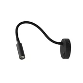 Lampy ścienne - TK Lighting Lagos LED kinkiet 1-punktowy czarny 2450 TK2450 - miniaturka - grafika 1