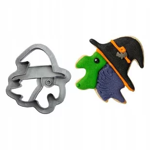 FOREMKA PLASTIKOWA Decora Halloween Czarownica 8cm - Formy do ciast - miniaturka - grafika 1