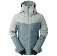 Kurtki i kamizelki sportowe damskie - Damska kurtka narciarska Dare 2b Iced Jacket Rozmiar: XL / Kolor: zielony/szary - miniaturka - grafika 1