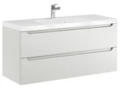 Szafki łazienkowe - Szafka Wisząca Z Umywalką ETH 100 cm - Kaszmir Mat - miniaturka - grafika 1