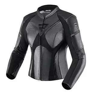 REBELHORN Rebel Lady kurtka motocyklowa dla kobiet, skóra bydlęca, łokcie, ramiona i plecy, wentylacja, 4 kieszenie, elementy odblaskowe - Odzież motocyklowa - miniaturka - grafika 1