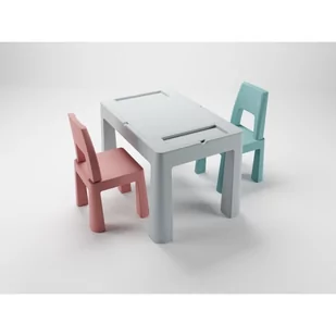 Teggi multifun 1+2 szar/róż/tu - Wyposażenie pokoiku dziecięcego - miniaturka - grafika 1