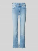 Spodnie damskie - Jeansy z 5 kieszeniami - miniaturka - grafika 1