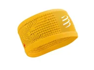 Czapki i chusty sportowe męskie - COMPRESSPORT Opaska na głowę HEADBAND ON/OFF v3 citrus - miniaturka - grafika 1