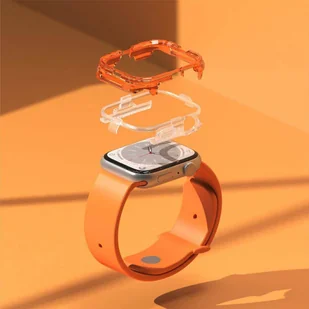 Etui APPLE WATCH 4 / 5 / 6 / 7 / 8 / SE ( 44 / 45 MM) Ringke Fusion Bumper białe - Akcesoria do smartwatchy - miniaturka - grafika 6