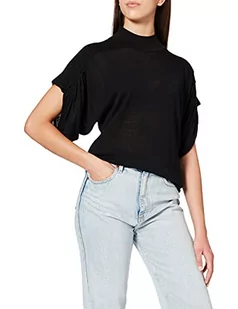 Sisley Bluza damska, czarny, L - Bluzy damskie - miniaturka - grafika 1