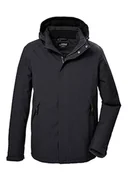Kurtki męskie - killtec Męska kurtka funkcyjna/kurtka outdoorowa z odpinanym kapturem KOW 4 MN JCKT, ciemnoniebieska, 3XL, 41843-000 - miniaturka - grafika 1
