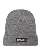Czapki damskie - Diamante Wear Czapka 5544 Szary - miniaturka - grafika 1