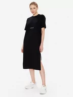 Sukienki - Calvin Klein Jeans Sukienka codzienna J20J220742 Czarny Relaxed Fit - miniaturka - grafika 1