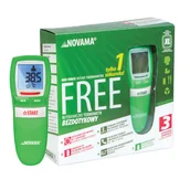 Termometry - NOVAMA FREE fresh green Termometr bezdotykowy 9075696 - miniaturka - grafika 1
