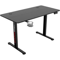 Biurka gamingowe - Biurko gamingowe SHADOW GAMER 1.0 Czarny - miniaturka - grafika 1