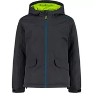 Kurtki i płaszcze dla chłopców - CMP - Kid Jacket Fix Hood, Boy, Antracite, 152 - miniaturka - grafika 1