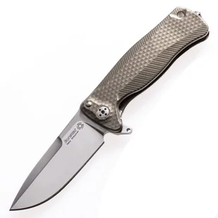 Nóż składany LionSteel SR22 Bronze Titanium, Satin Sleipner by Molletta (SR22 B) - Noże - miniaturka - grafika 1