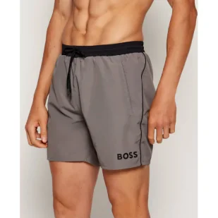 BOSS BLACK Szorty kąpielowe Starfish Regular Fit - Kąpielówki męskie - miniaturka - grafika 1