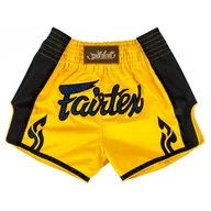 Spodnie sportowe męskie - Fairtex Spodenki Tajskie Muay Thai BS1701 Yellow/Black - miniaturka - grafika 1