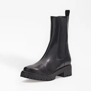 Damskie Buty zimowe GUESS IBBIE FL8IBBLEA10-BLACK – Czarny - Półbuty damskie - miniaturka - grafika 1