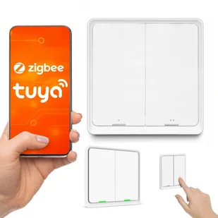 Pilot przycisk sceny TUYA SC12 ZigBee 2 kanały 6 SCEN - Systemy inteligentnych domów - miniaturka - grafika 1