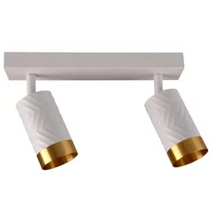 Lampa sufitowa GOLDLUX Arras 2 323606 Biało-złoty - Lampy sufitowe - miniaturka - grafika 1