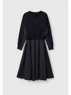 Bluzy damskie - Desigual Komplet bluza i sukienka Oklahoma 24WWVW45 Czarny Regular Fit - miniaturka - grafika 1