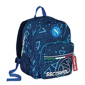 Plecaki - SEVEN S.P.A. Plecak Podwójna Komora NAPOLI, Niebieski, Szkoła i Wypoczynek, Unisex Dzieci, Jeden rozmiar, niebieski, Taglia unica, Amerykański - miniaturka - grafika 1