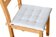 Meble modułowe i akcesoria - Dekoria Siedzisko Karol na krzesło Snow White biały) 40x40x3,5cm Cotton Panama 200-702-34 - miniaturka - grafika 1