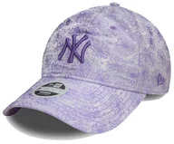 Czapki damskie - Czapka z daszkiem NEW ERA NYY Floral Damska 9TWENTY fioletowa - miniaturka - grafika 1