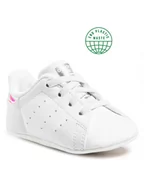 Buty dla dziewczynek - Adidas Buty Stan Smith Crib FY7892 Biały - miniaturka - grafika 1