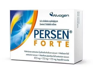 AVLOGEN MALTA Persen Forte 40 kapsułek Długi termin ważności! 4753911 - Układ nerwowy - miniaturka - grafika 1