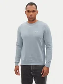 Swetry męskie - Pepe Jeans Sweter Essential PM702512 Błękitny Regular Fit - miniaturka - grafika 1