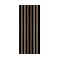 Drzwi wewnętrzne - Skrzydło przesuwne pełne czarny mat lamele dąb piaskowy 80 prawe Voster - miniaturka - grafika 1