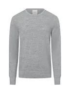 Swetry męskie - Calvin Klein Męski sweter Mężczyźni zielony jednolity, S - miniaturka - grafika 1