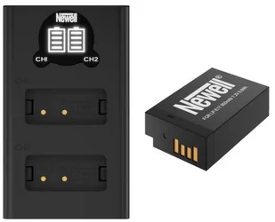 Zestaw ładowarka dwukanałowa Newell DL-USB-C i akumulator LP-E17 - Ładowarki i akumulatory - miniaturka - grafika 1
