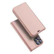 Etui i futerały do telefonów - Dux Ducis Skin Pro kabura etui pokrowiec z klapką iPhone 12 Pro Max różowy - miniaturka - grafika 1