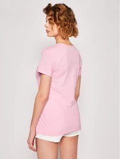 Koszulki i topy damskie - Love Moschino T-Shirt W4F7362E 1698 Różowy Regular Fit - grafika 1