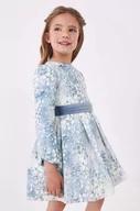 Sukienki i spódniczki dla dziewczynek - Mayoral sukienka dziecięca kolor fioletowy mini rozkloszowana - miniaturka - grafika 1