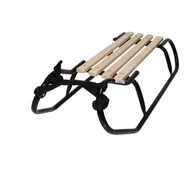 Sanki i ślizgacze - Matpol Sanki metalowe czarny GAWO-70650 - miniaturka - grafika 1