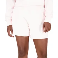 Spodnie sportowe damskie - Spodenki New Balance WS23552WAN - różowe - miniaturka - grafika 1