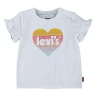 Koszulki dla dziewczynek - Levi's Kids Koszulka dziewczęca Lvg z krótkim rękawem z trzepaczką, Plasterek ananasa, 12 Miesiące - miniaturka - grafika 1