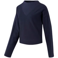 Bluzy sportowe damskie - Bluza treningowa damska Reebok TE Twill Cowl Neck - miniaturka - grafika 1