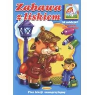 Książki edukacyjne - Pasja Włodzimierz Kruszewski Zabawa z liskiem. Książeczka z naklejkami - miniaturka - grafika 1