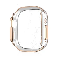 Akcesoria do smartwatchy - Wodoodporne zintegrowane etui INF do Apple Watch 7/8/9/SE2, 41 mm, różowo-złote - miniaturka - grafika 1
