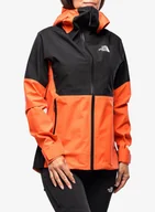Kurtki i kamizelki sportowe damskie - Kurtka w góry damska The North Face Jazzi GTX Jacket - orange/black - miniaturka - grafika 1