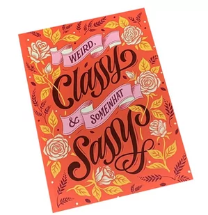 Notatnik typograficzny A5 ( Pomarańczowy ) - Notesy i bloczki - miniaturka - grafika 1