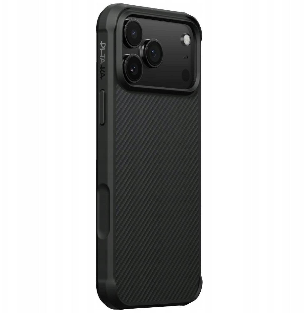 Etui PITAKA Aramid ProGuard do iPhone 17 Pro czarno szary