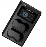 Ładowarki do aparatów dedykowane - Ładowarka dwukanałowa Mathorn MBC-D230 USB-C do Fujifilm NP-W235 - miniaturka - grafika 1